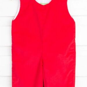 Classic Whimsey, Red Corduroy Longall Jon Jon . Size 18 months